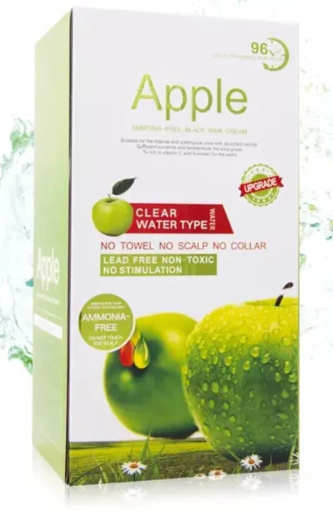 Apple Hair Color Cream 96 Natural Black Ammonnia Free